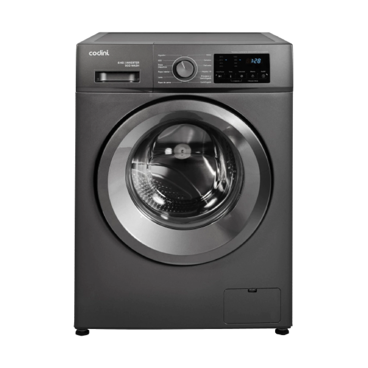 Lavarropas Autom�tico Ecowash  Inverter Panel LCD 6kgs 1000rpms - 6010GI