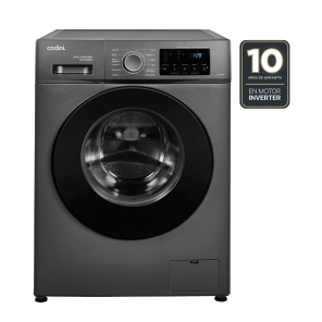Lavarropas Autom�tico Carga Frontal 8 kg 1400 RPM Inverter A Gris Codini  - AIAFA8014G