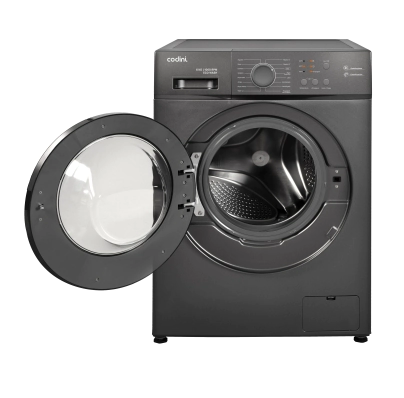 Lavarropas Automático Codini Inverter Steam 6kgs 1000 Rpm Gris