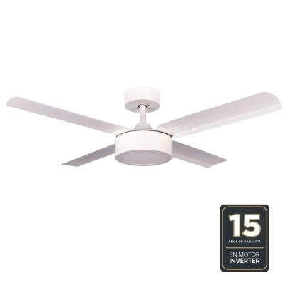 Ventilador de techo Inverter Blanco 4 Aspas met�licas Control Remoto Codini - VTIAR42MB