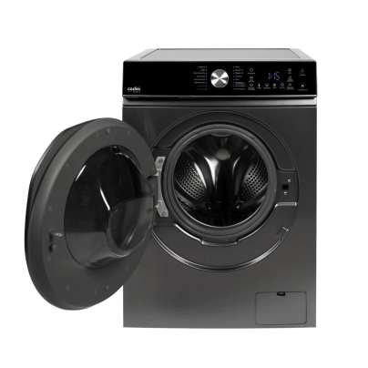 Lavarropas Automatico Carga Frontal Display Touch 9 kg 1400 rpm  Inverter Silver - AIAFC9014G