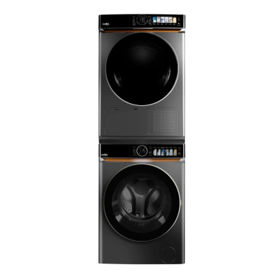 Torre de Lavado Codini Lavasecarropas 9kg/10kg  Inverter  A 1400 RPM  Dark grey - KB9014100G