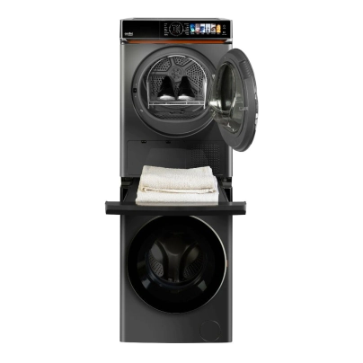 Torre de Lavado Codini Lavasecarropas 9kg/10kg  Inverter  A 1400 RPM  Dark grey - KB9014100G