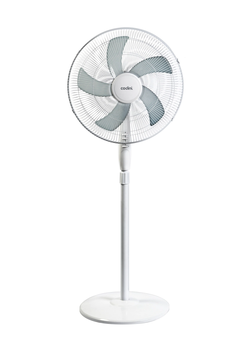 Ventilador de Pie Blanco 1.7 mts 5 aspas 18" Codini - V18V
