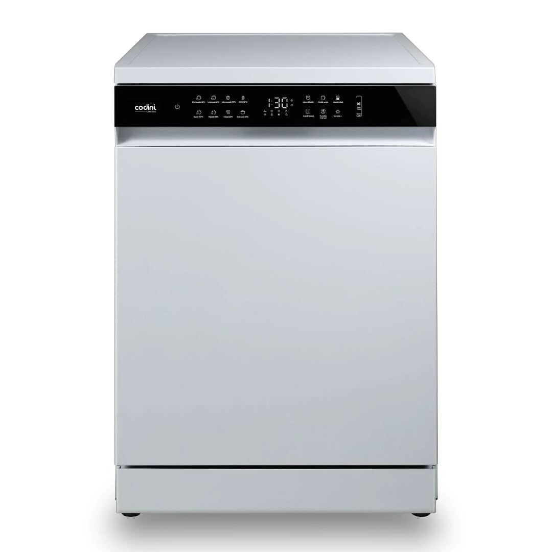 Lavavajillas 15 Cubiertos Display LCD Touch Blanco Codini - LIA0315B