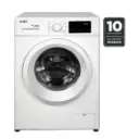 Lavarropas Automático Carga Frontal 6 kg 1000 RPM A Display Led Steam Blanco - AIAFA6010B