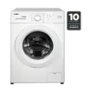 Lavarropas Automático Carga Frontal 6 kg 1000 RPM A Inverter Steam Blanco - AIAFF6010B