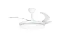 Ventilador de Techo Retráctil Blanco 4 Aspas invisibles Luz Dimmer (Regulable) Codini - VIATB42DIB
